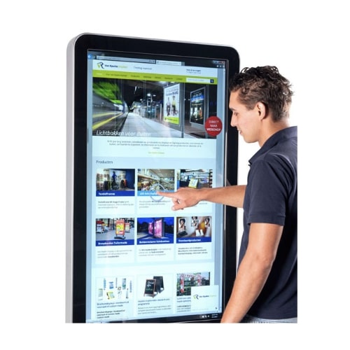 Digitale zuil voor actuele informatie