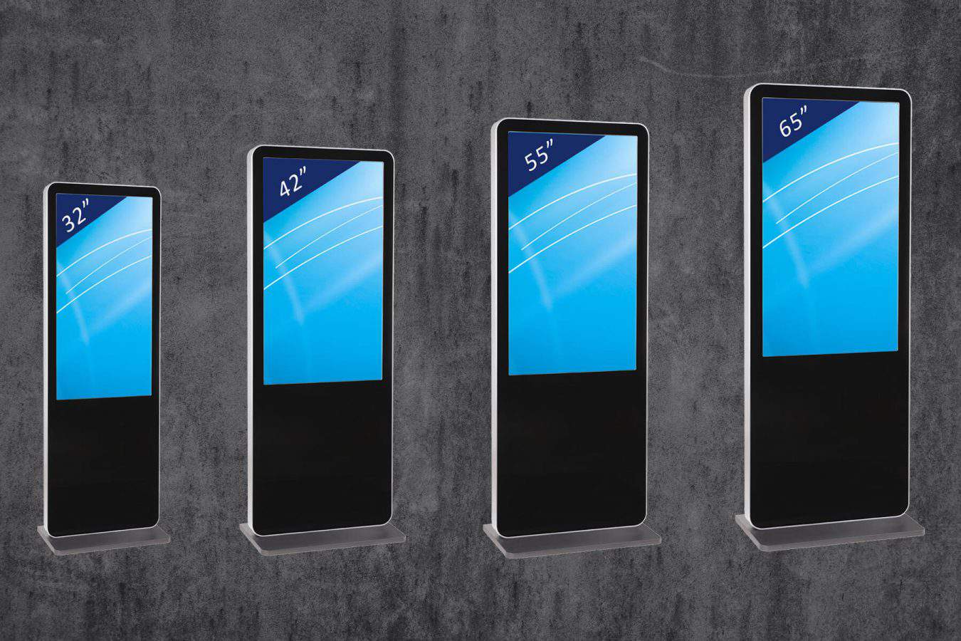 Digitale zuilen in verschillende maten